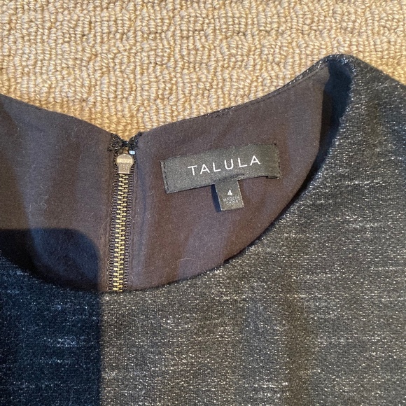 Talula Grey Dress - Size 4 - Picture 3 of 6
